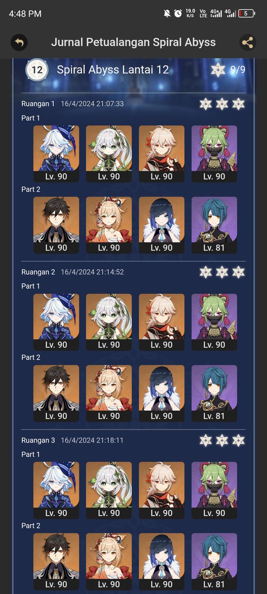 murtafiqulin's tweet photo. @teyvattabloid satisfied with current abyss, my yoimiya can slay 12 floor chamber 2 🥰 https://t.co/oXqIgnv9nP