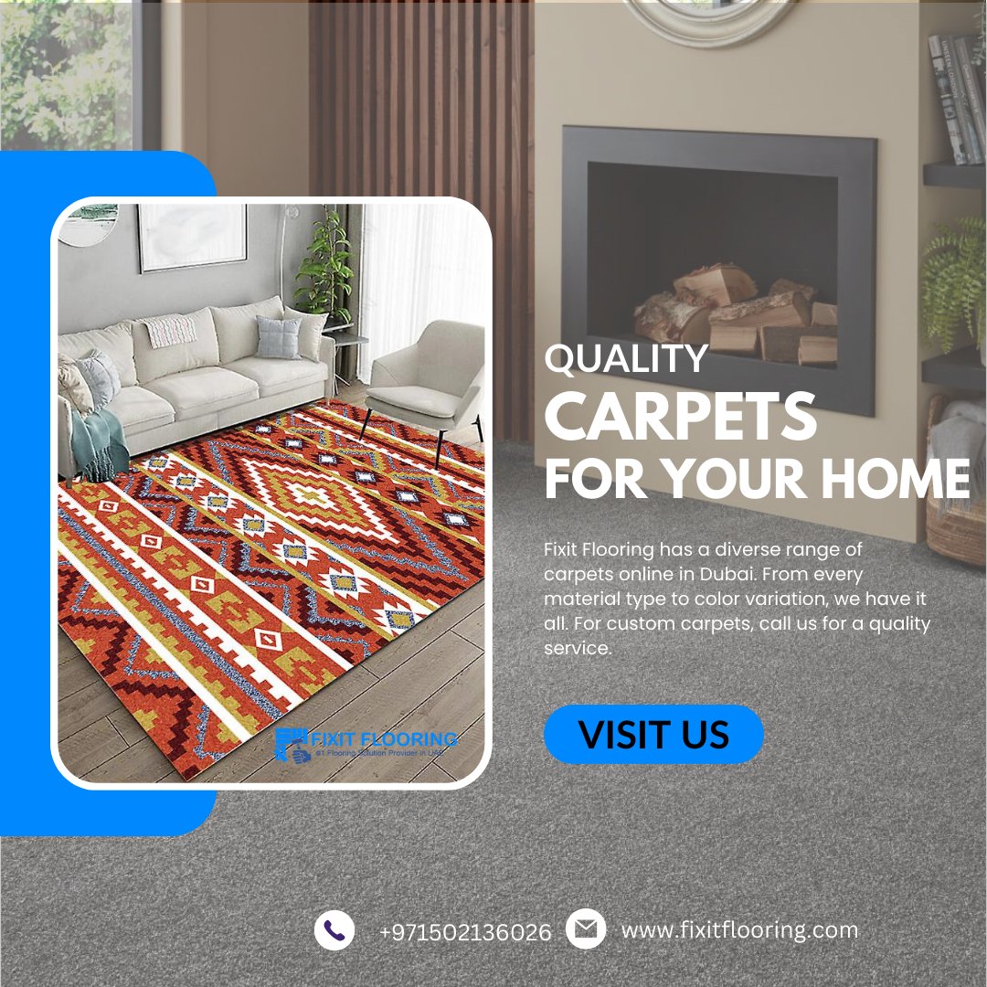 Discover luxurious carpets that redefine comfort and style.
#carpets #carpetstore #carpetsale #LuxuryDecor #InteriorDesign #homebuyers #EleganceRedefined #Comfortable #Flooring #homedecorideas #homedecoration #QualityTime #Rugs