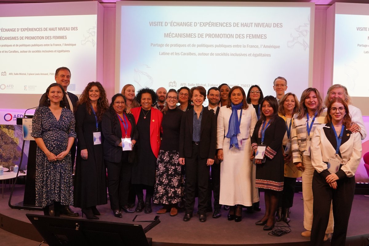 @expertisefrance @AFD_es @CIMOEA y #EUROsociAL unen fuerzas para promover los derechos de las mujeresen un encuentro de Alto Nivel que reunió a ministras de la Mujer de 10 países de la región y @ONUMujeres 🇱🇨 🇺🇾 🇦🇷 🇧🇴 🇨🇱 🇨🇷 🇪🇨 🇬🇹 🇲🇽 🇩🇴 #GlobalGateway eurosocial.eu/actualidad/eur…