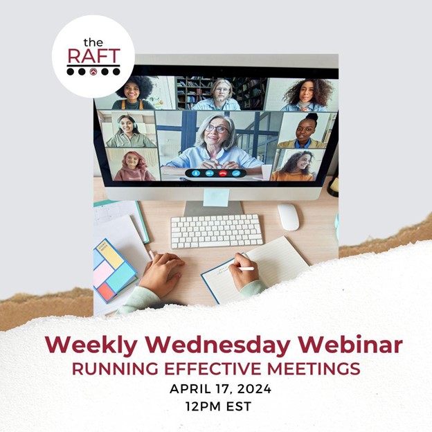 Today, we’ll discuss Running Effective Meetings in this week’s Wednesday Webinar. Join us at 12 PM ET. Don’t miss it. PS - Not a member of The Raft yet? You can sign up here: 🔗 loom.ly/tV_rvWM #PeakMD #WomenInMedicine