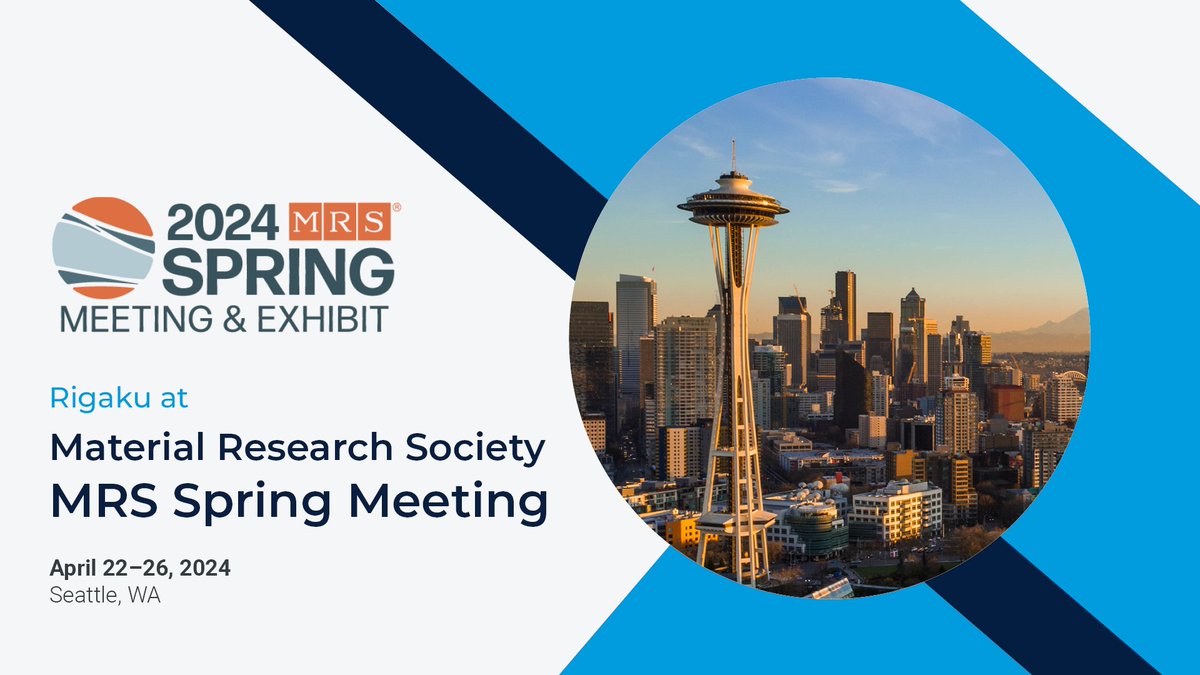 We are looking forward to seeing everyone again at Booth #127 at the MRS (Material Research Society) spring meeting April 22-26, in Seattle, WA. 

#S24MRS #MaterialsResearch #materialsscience #research