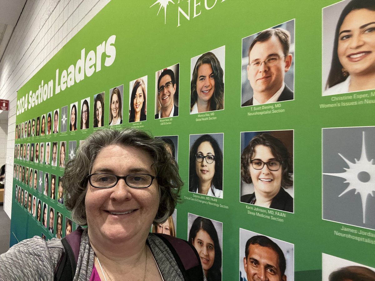 Found myself on the AAN Section leader wall. Getting active in your sections on Synapse is a great way to get connected, share ideas, collaborate, learn, give back and make a difference. Follow #Sleep - we love connecting with other subspecialties #AANmember #AANAM