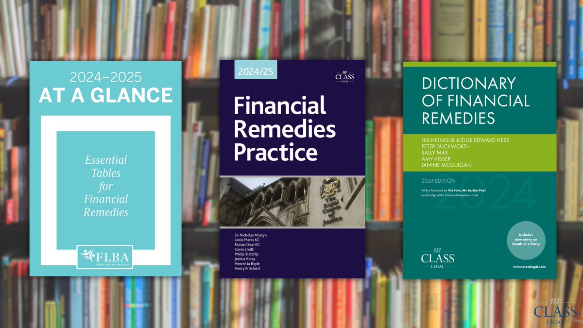 Have you refreshed your Financial Remedies library with our latest Financial Remedies releases?

Find out more: ow.ly/3LW650Rgb4b

#FinancialRemedies