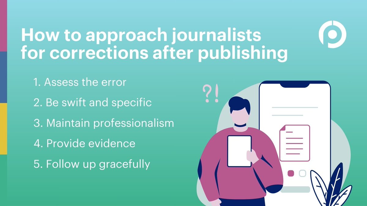Requesting a correction from a journalist can be a delicate task. Whether it's a factual error or a misquote, maintaining your brand's integrity without straining media relationships is crucial ⚖️ 

Not sure how to best to tackle it? Keep these 5 steps in mind: 

#pr #prtips