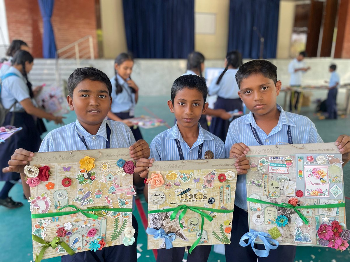 IN_NCSArakkonam's tweet photo. #ITSY-BITSY-CRAFT BUFFET workshop at #Navy Children School, Arakkonam was a huge success! The students showcased their creativity and skills in crafting. Looking forward to more fun and creative workshops in the future. #craftworkshop #ITSY-BITSY #CRAFTBUFFET #NCSArakkonam. https://t.co/CUi0h8Lw62