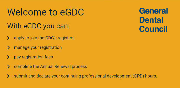 Next time you log in to eGDC, please complete the equality and diversity questions. They help us ensure that our regulatory activity is fair, transparent, and accessible to all. egdc-uk.org #EDI