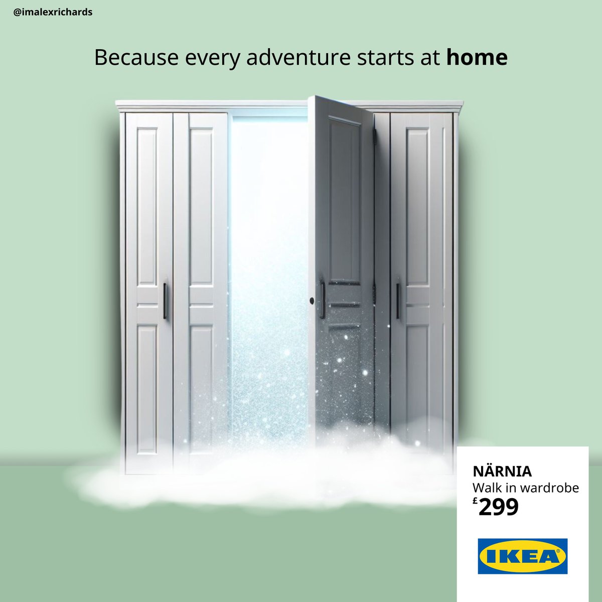 One Minute Brief of the Day: Create posters to advertise #WalkInWardrobes | @OneMinuteBriefs @IKEAUK