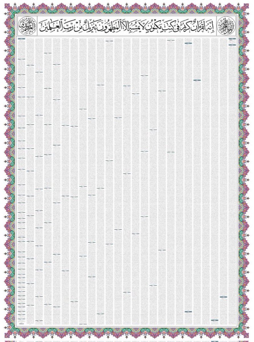 HalalNation_'s tweet photo. Entire Quran on ONE page 😮 https://t.co/O27ZaOOq9A