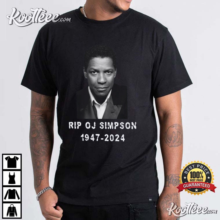 RIP OJ Simpson 1947-2024 T-Shirt #OJSimpson #koolteee koolteee.com/product/rip-oj…