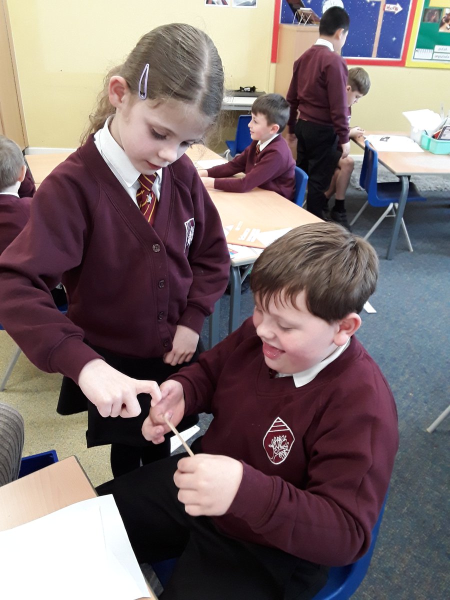 In science, Class 3 have been investigating how sound is caused by vibrations.