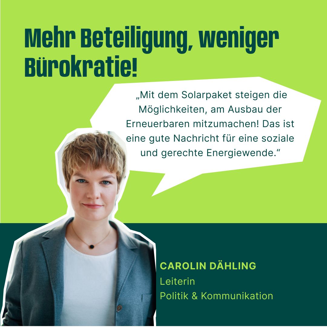 (1/2) Lange gewartet und jetzt ist es da: das #Solarpaket! 🙌 Besonders wichtig sind aus unserer Sicht: ✅ #Mieterstrom wird verbessert ✅ Gemeinschaftliche Gebäudeversorgung kommt ✅ #BalkonPV wird einfacher ✅ #Speicher können flexibler betrieben werden