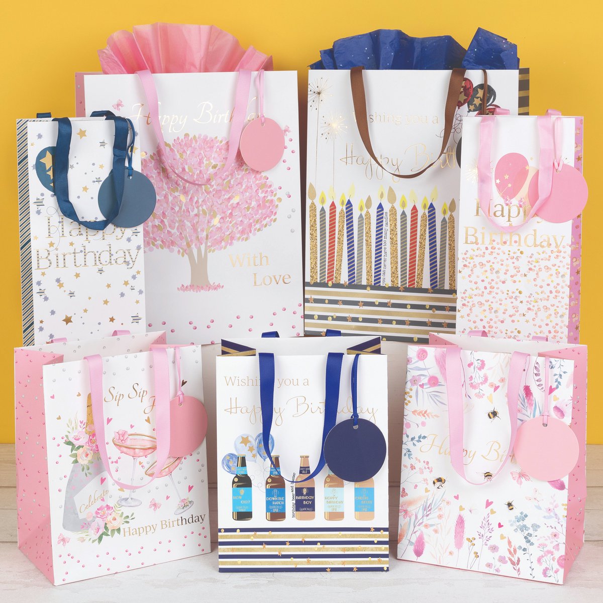Introducing our amazing Rush Design Gift Bags. From elegant designs to charming patterns, we've got something for every occasion including birthdays, weddings, and baby. Follow the link below to see the full range; shop.joedavies.co.uk/range/wr13846 #thoughtfulgifting #spreadjoyandlove