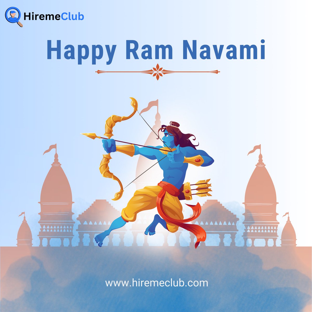 HiremeClub's tweet photo. Happy Ram Navami 🕉️🕉️ https://t.co/vwyjIovkvC