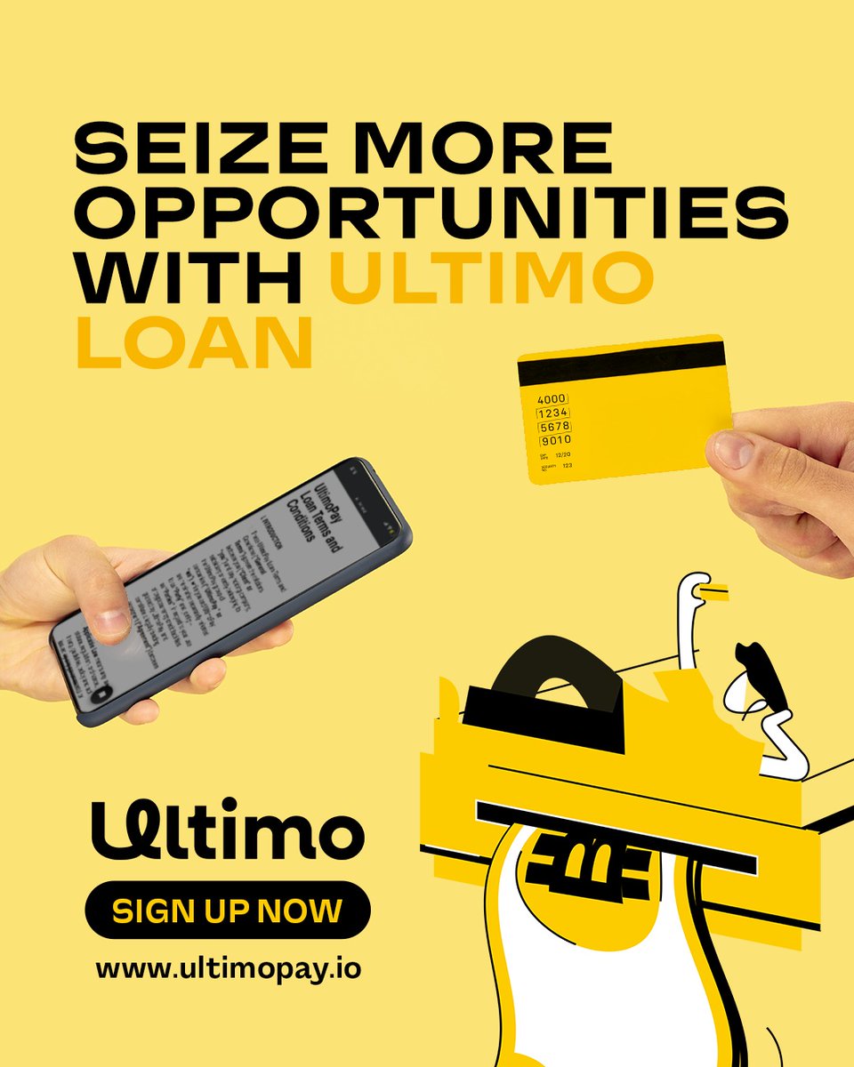 Don't wait to turn your Bitcoin dreams into reality. With Ultimo Loans, you can borrow up to 50% of your holdings' value and use it to enable your goals faster without selling your Bitcoin! 

#UltimoPay#offshorebanking #luxurylifestyle #finance #success #wealthmindset #nolimit
