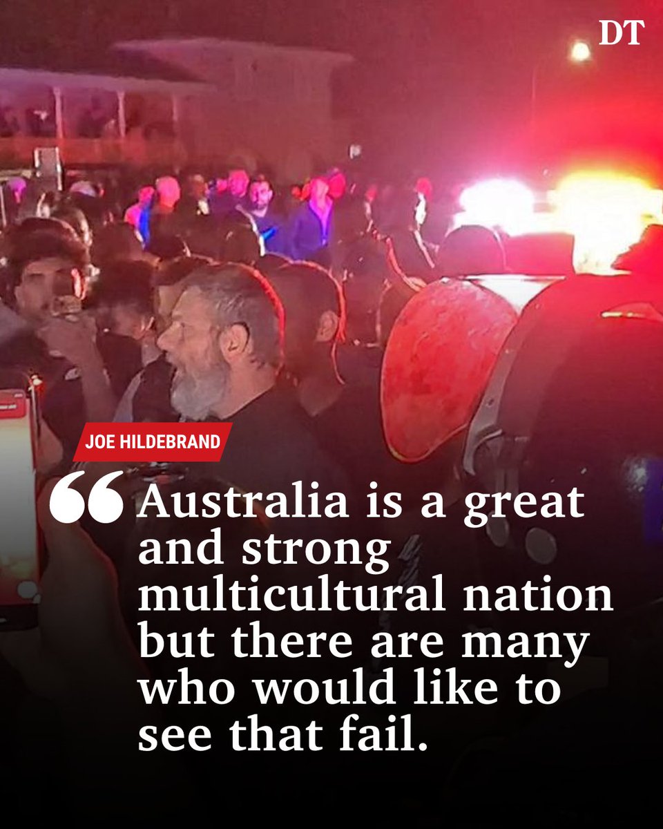 OPINION | If they always behaved as they did on Monday night Sydney would be in a constant state of civil war, writes Joe Hildebrand. MORE: bit.ly/3Q3fd32