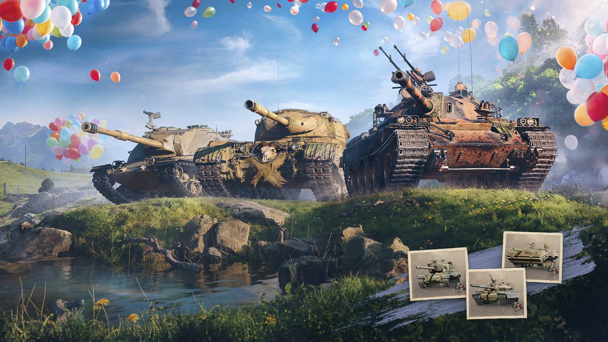 We hope you’ve enjoyed all the activities and our sweet birthday treat so far! 🧁 Remember, we have lots of special offers in our stores too, such as the XM66F, Type 59, Progetto M35 mod. 46 plus a bunch of jazzed up 3D Styles! Check it out ➡ tanks.ly/3TKP6ir