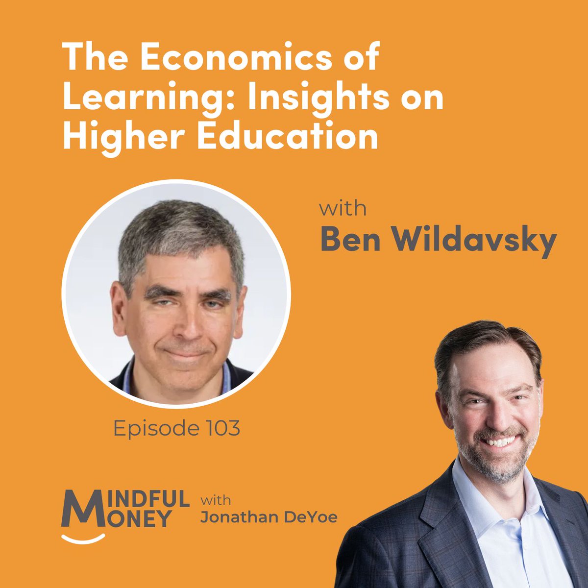 Ep. 103 of Mindful Money is now live with our guest @Wildavsky @PrincetonUPress 

🎧👇Listen here

🎤 Subscribe/Follow on your fav app: bit.ly/mindfulmoneypo…

📺 Watch/Subscribe on YouTube: youtube.com/c/MindfulMoney…

#financialadvisor #wealthmanagement #podcastinterview