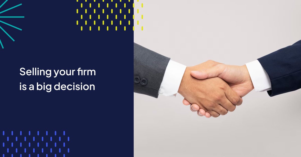 Selling your firm is a big decision, but you're not alone. RightExit offers personalized guidance every step of the way. Let's talk about your next steps: buff.ly/3SyyZUw 🗣️ #PersonalizedGuidance #YoureNotAlone