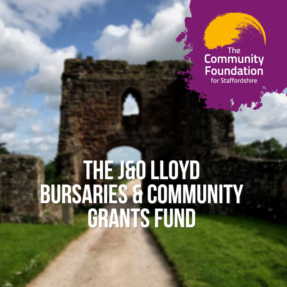 The J&O Lloyd Fund is open to community groups across East Staffordshire. Grants up to £10,000 are available! To see if your organisation is eligible to apply, visit our website: ow.ly/sKu750Q5S4c #CFStaffs #GiveStaffordshire
