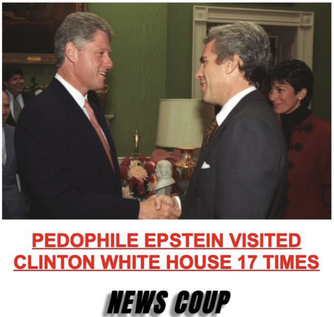Jeffery Epstein visited Bill Clinton 17 times while he was in the White House 

Israel’s prime minister Ehud Barak visited Jeffrey Epstein’s house over 30 times 

It almost feels as if a small foreign nation is giving our leaders orders 🤔