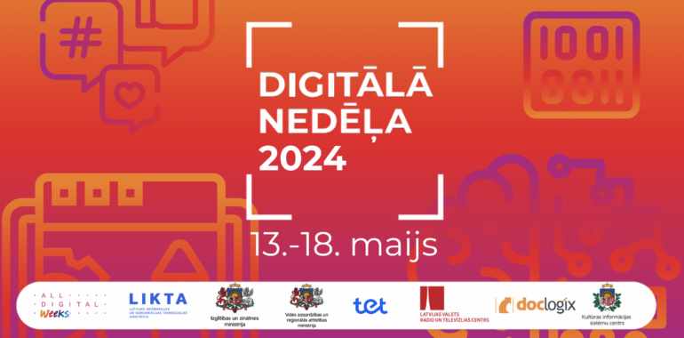 🛜 Digitālā nedēļa pamazām tuvojas.
ℹ️Aicinām iepazīties ar nedēļas plānu 👇
ocb.lv/2024/04/16/dig…
#ADWeeks2024 #eprasmes24