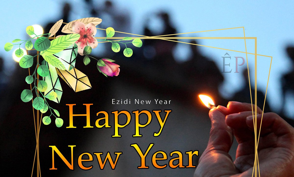 We wish all #Ezidis a happy New Year . May your New Year be filled with happiness and health. Çarşema Serê Nîsanê pîroz be! #Lalish
