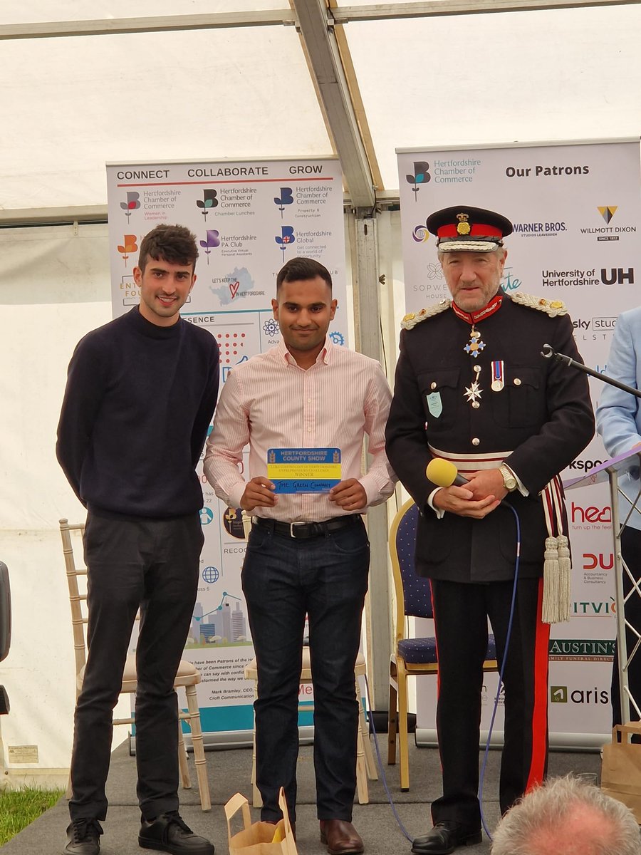 We are looking forward to seeing who will be the winner of this year’s Lord-Lieutenant’s Entrepreneurs Challenge at the @hertscountyshow. The winning business will receive prizes worth more than £12,000! Find out more at hertsshow.com/lord-lieutenan… #HertsChamber