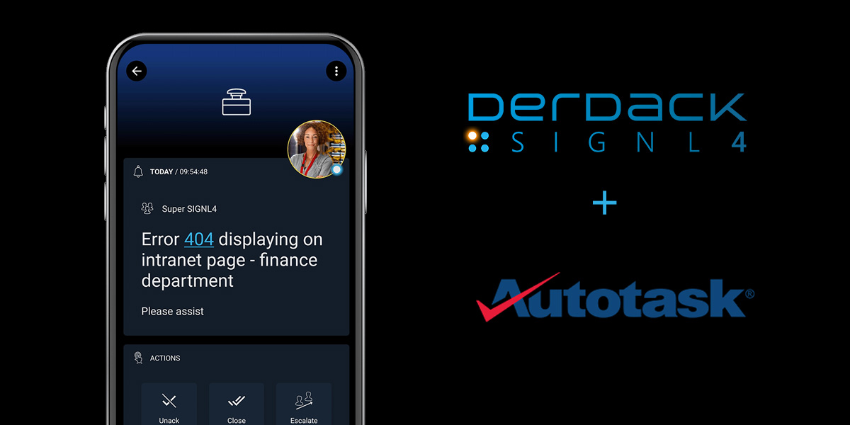 signl4me's tweet photo. The advanced @KaseyaCorp #Autotask two-way #integration with SIGNL4 enhances your #incidentmanagement with targeted mobile alerts via push, text, email &amp; voice calls. Use the mobile app to manage tickets on-the-go for efficient resolution. https://t.co/h69r53tkdb https://t.co/x6XOqtqVYJ