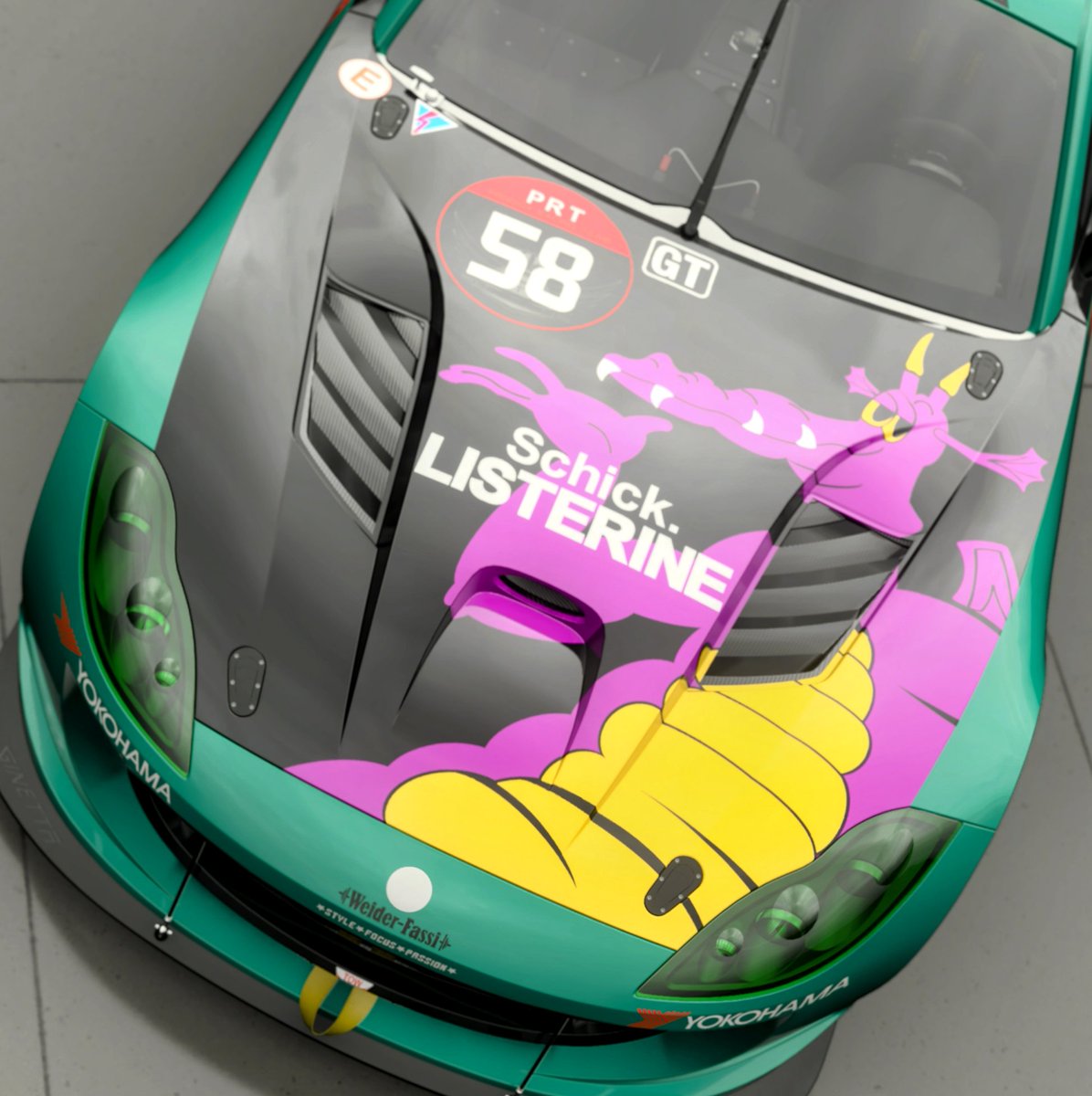 PRT_Pinky's tweet photo. First ginetta livery.....might do a couple more. 😁 https://t.co/HGdk6rXncN