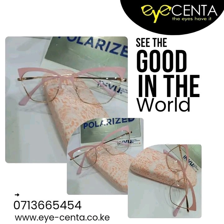 eye_centa's tweet photo. See the good in the world through our lens. Visit our shop at Ambassadeur hotel building, Tom Mboya street, Next to eureka.
Call: 0713665454
Email: info@eye-centa.co.ke
#eyecenta #eyeglasses #frames #lenses https://t.co/IOfxXjYLAn
