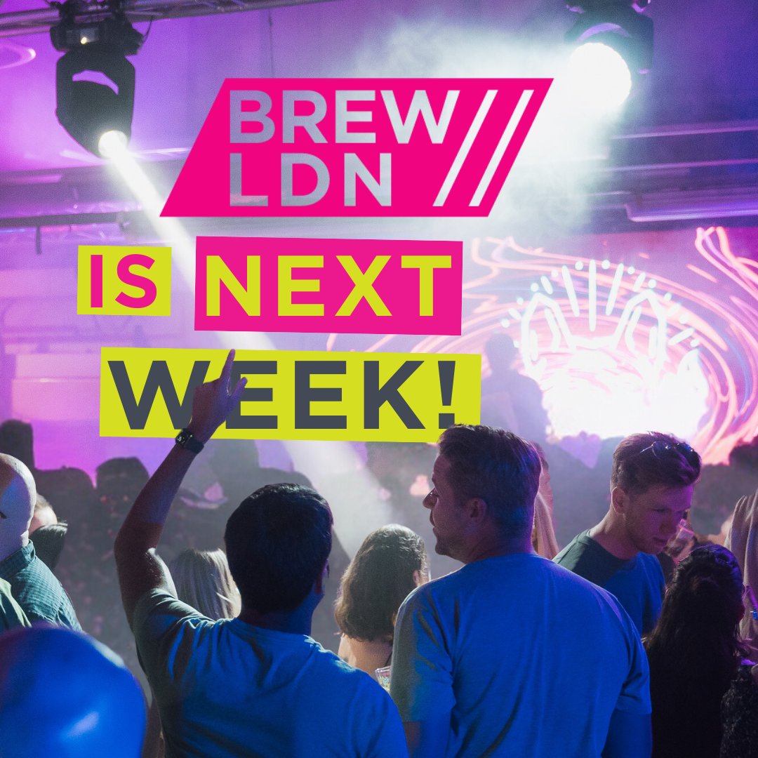 ONE WEEK TO GOOO! 🎉 We can't wait to see you all at this years Brew//LDN next week. 🍻 🔗 Still not secured your tickets? book online today for only £9.95 via loom.ly/Cg0jsw4 See you there! #BrewLDN24 #BeerLoversUnite #LondonEvents #CraftBeerUK