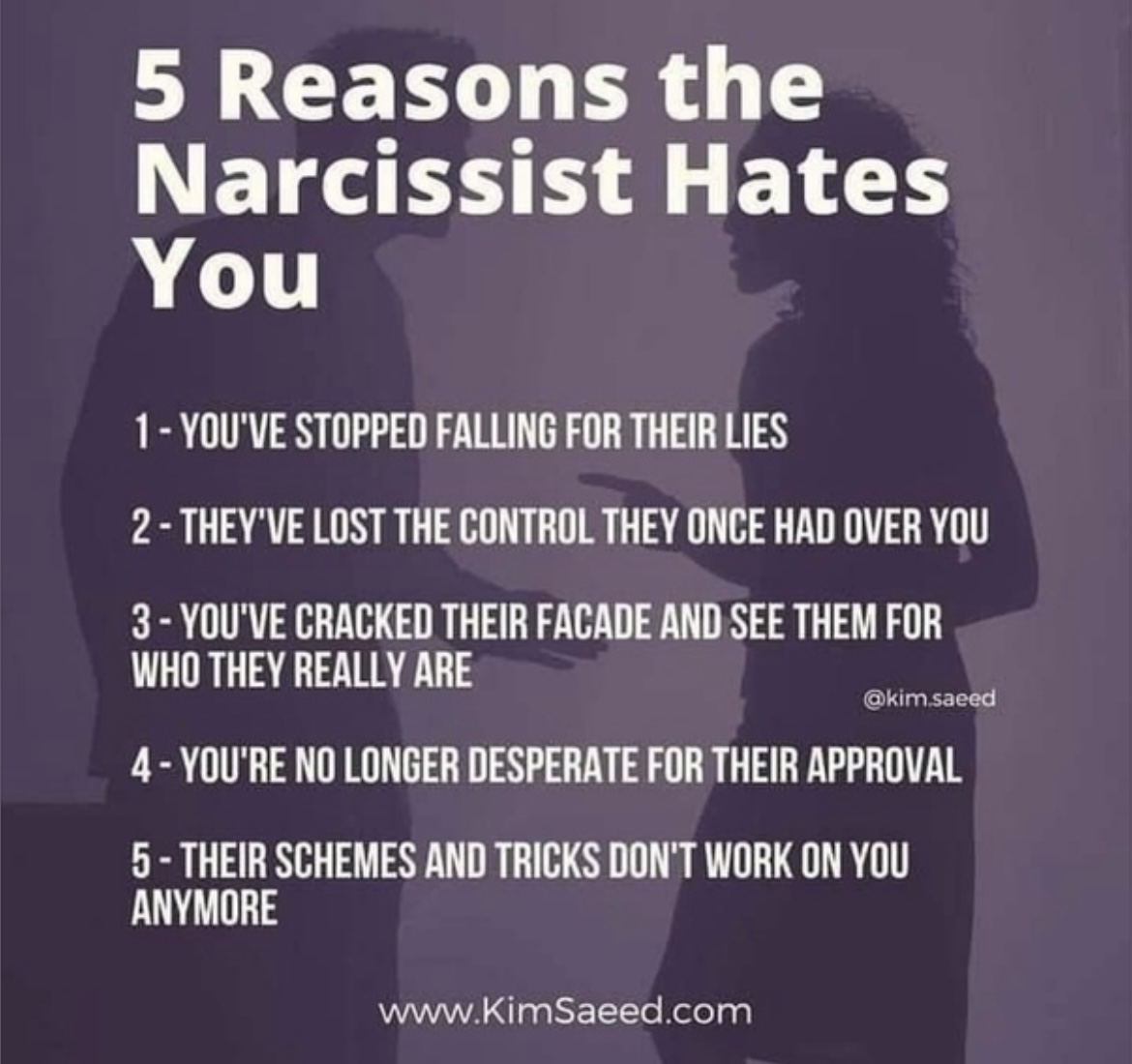 #Narcissist #narcissists #narcissism #narcissistic #narcissisticabuse #abuse #abuseawarenes #abusesurvivor #narcissisticex #Loveyourself #selflove #selfcare #LiveyourDreams #liveyourlife #beyourself #independent #independence #independentwoman #WomensRights