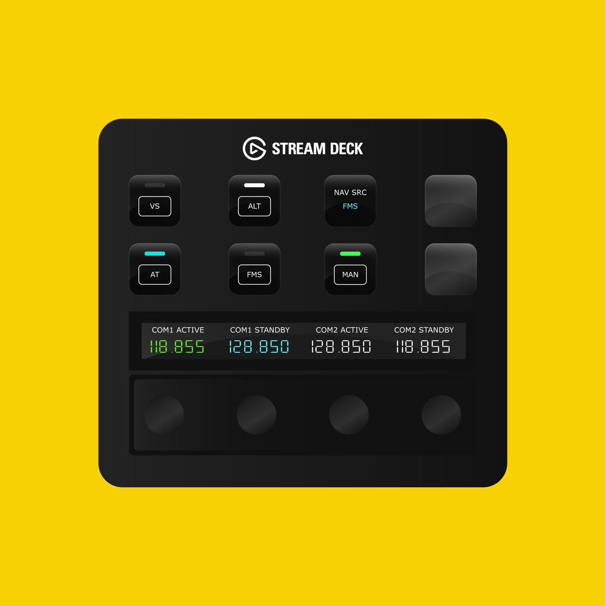 flightpanels's tweet photo. Introducing the SF50 Cirrus Vision Jet G2 Autopilot Panel for the Stream Deck Plus (+)! Manage your aircrafts systems using the physical buttons, LCD screen and rotary dials on your Stream Deck + to create a truly immersive experience.

Buy now at https://t.co/tY4oSjc0AK https://t.co/0CNhwHpGdf