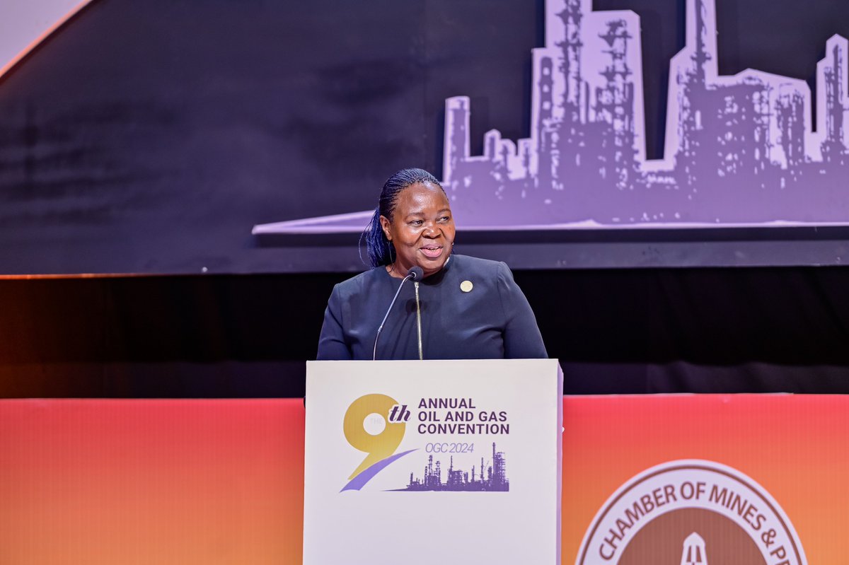 Hon Ruth Nankabirwa Minister of Energy and Mineral Development; Today is yet another milestone for @GovUganda to partner with the private sector to showcase the potential of our oil and gas sector. Our longstanding collaboration with @UgandaChamber extends back several years,
