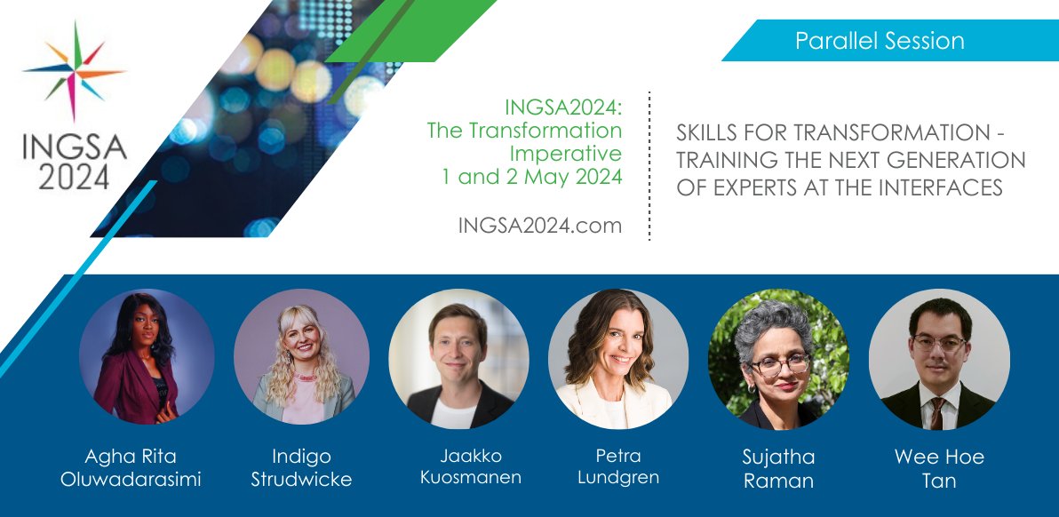 Introducing the parallel session 'Skills for Transformation - Training the Next Generation of Experts at the Interfaces,' at #INGSA2024 exploring the intersection of socio-ecological crises and ambitious system-change thinking, and the implications for science communication.