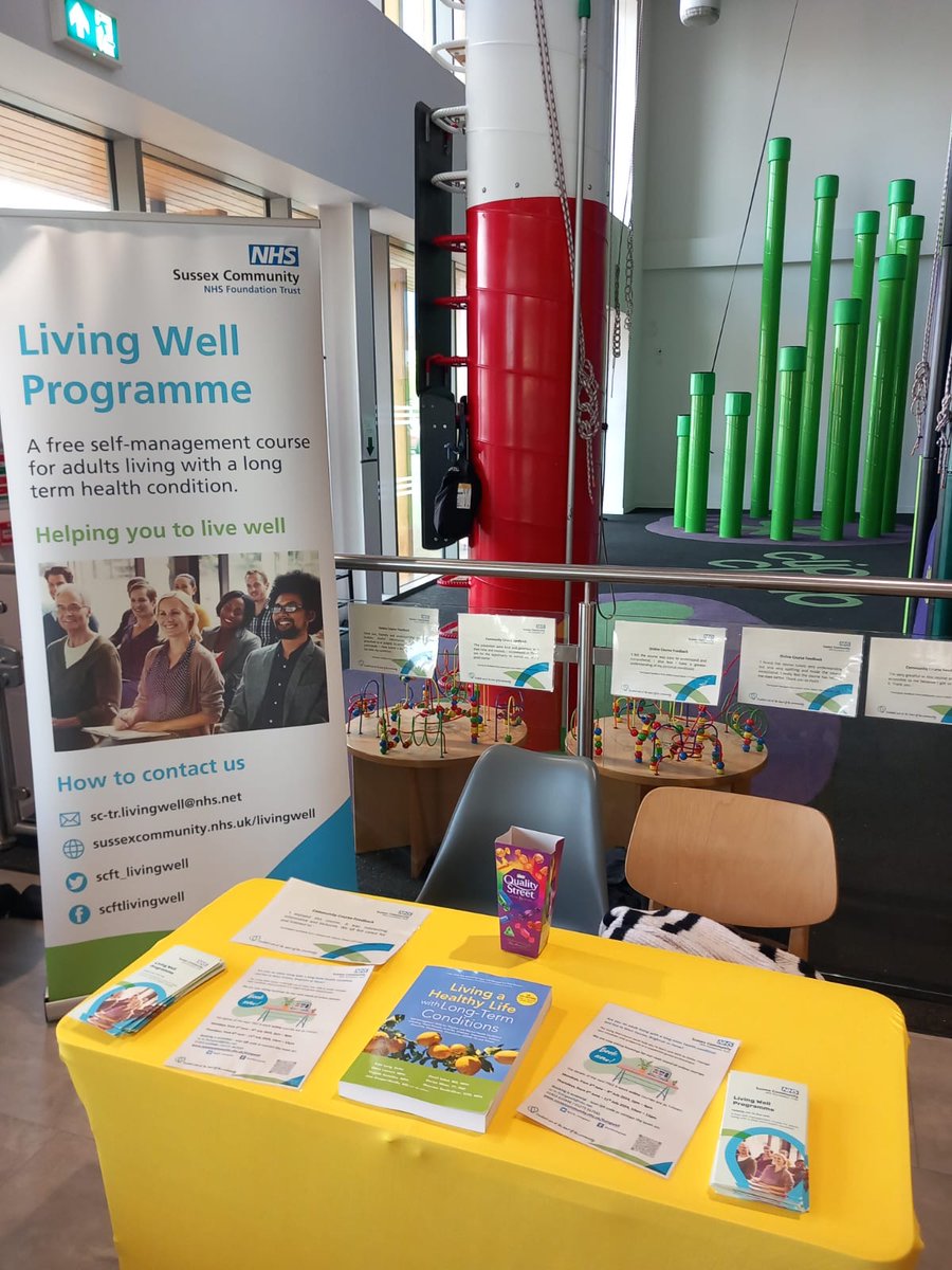 We are at the Living Well with #Dementia Young at Heart event at The Bridge Leisure Centre in Horsham today.
The event is on until 1pm, so come along if you'd like to find out more about Living Well with dementia, staying active and local support options..