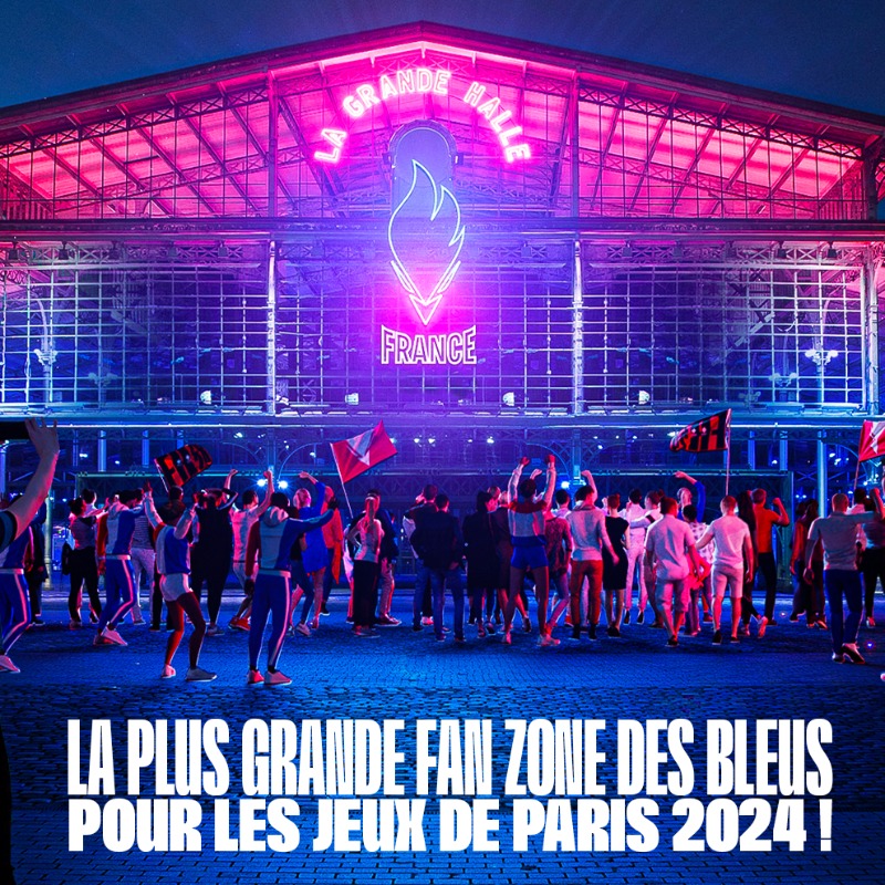 FranceOlympique's tweet photo. [#Paris2024]
L’été sera historique.🇫🇷

Dans 100 jours, le #ClubFrance vivra au rythme des supporters, des célébrations, des animations sportives...

Pour vivre tous ces moments de sport au plus près, rendez-vous au Club France : le seul lieu de toutes les médailles françaises 🏅