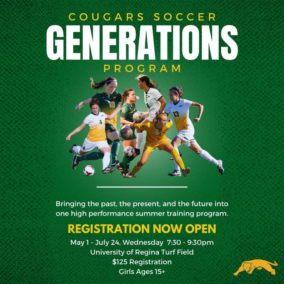 ONLY 2 SPOTS LEFT!!! 🚨🚨

We are bringing the past, present and future university/college soccer players together this summer to create a unique high performance training environment. 
😸💚⚽️

anc.ca.apm.activecommunities.com/uregina/activi…