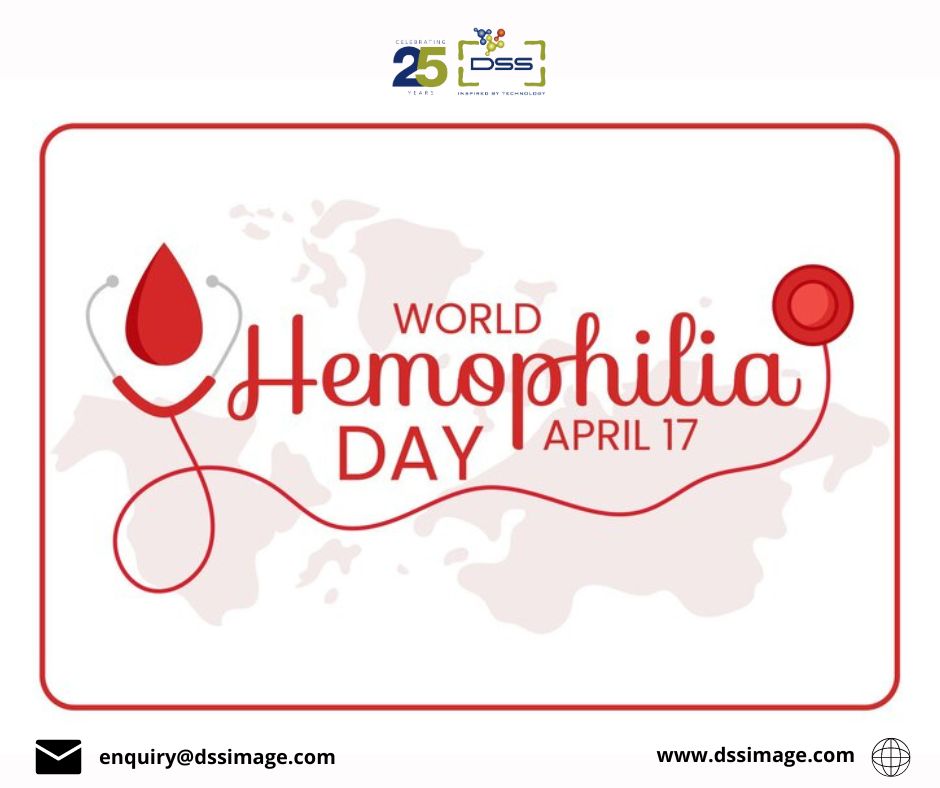 DSSImagetech's tweet image. Every year on 17 April World Haemophilia Day is recognised worldwide to increase awareness of haemophilia, von Willebrand disease and other inherited bleeding disorders. 

#dssimage #inspiredbytechnology  #WorldHaemophiliaDay