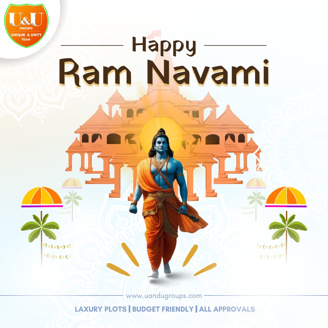 uandugroups's tweet photo. Warm wishes on the auspicious occasion of Rama Navami from #uandugroups May this divine festival bring you and your loved ones peace, happiness, and blessings.
.
#uandugroups #ramanavami #jaishreeram #ram #bangalore #blessings https://t.co/tjhRW1EBML