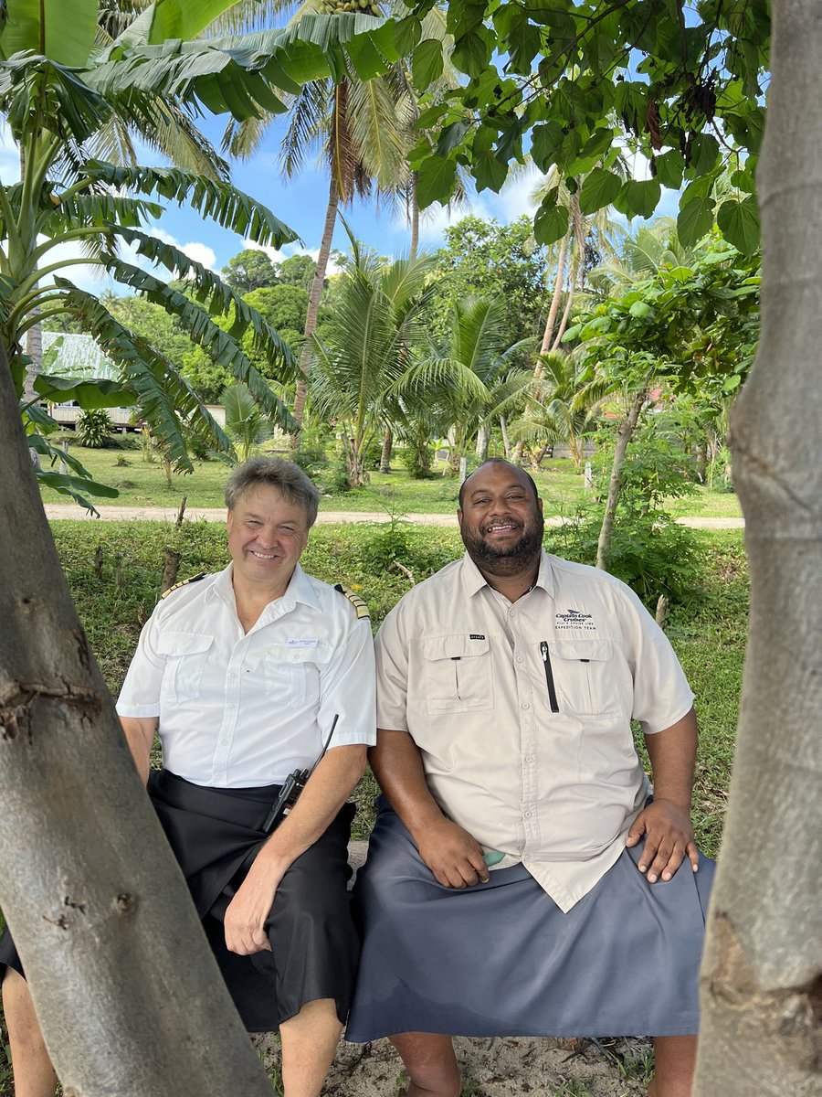 I_AM_FIJI's tweet photo. Tarakua on Cicia was amazing. Vaka Turaga na veiqaravi and Malo na veiciqomi. We were well received and the hospitality and kindness was overwhelming. Truly humbling experience so far in the Lau Group. @CCCFiji #authetic #unfiltered #realfiji #bula #expedition MS Caledonian Sky https://t.co/zmTIqE5n1S