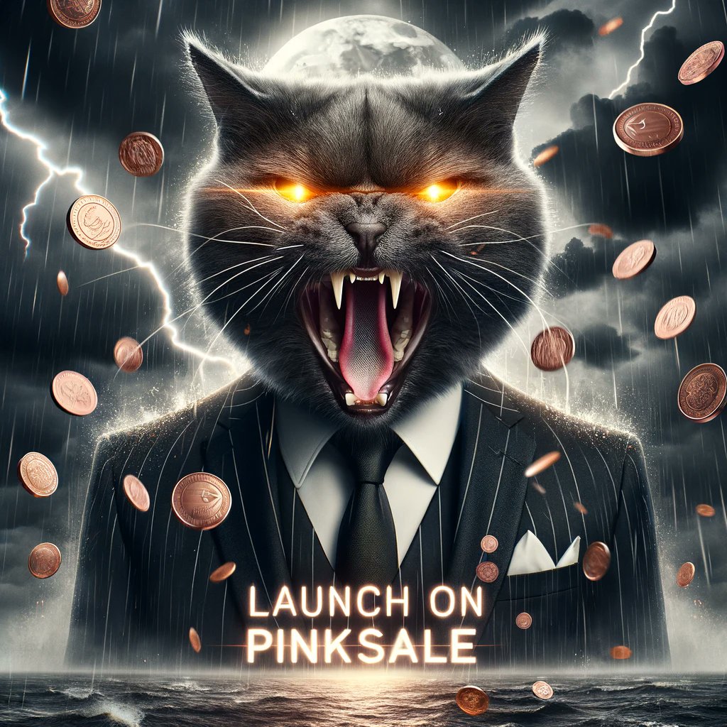🚀 $BUNA the Angry Cat will be unleashed today! 🐱💥 Get on the wait list, join us on PinkSale. sleep too long and its all over 📈 #Bitcoin #halving will be our springboard. Let's soar! 🚀 #BunaCoinGames #Crypto pinksale.finance/solana/launchp…