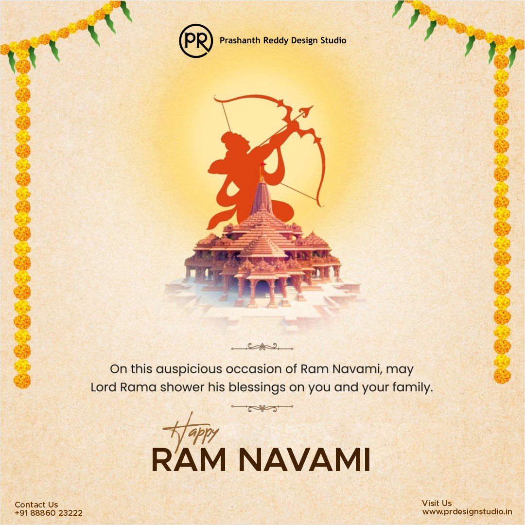 prdesignstudio's tweet photo. శ్రీరామ నవమి శుభాకాంక్షలు! May Lord Rama shower you with his blessings and fill your life with happiness, peace, and good health. #architect #interiordesign #hyderabad #JaiSriRam https://t.co/pG5dOABF32