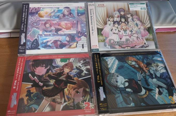 CD発売日なのにどれも店頭では売り切れてたシャニマスくんと蓮ノ空くん 予約しておいて良かった https://t.co/08cygbAtfv<a href="/tag/%E3%82%B7%E3%83%A3%E3%83%8B%E3%82%BD%E3%83%B3"class="tags"><span>#シャニソン</span></a>
