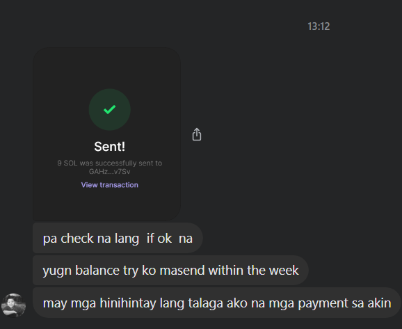 roxy_3570's tweet image. Update: @nakedmaan sent me 9 out of 21 SOL

12 SOL to go 'til I'll turn down this post.