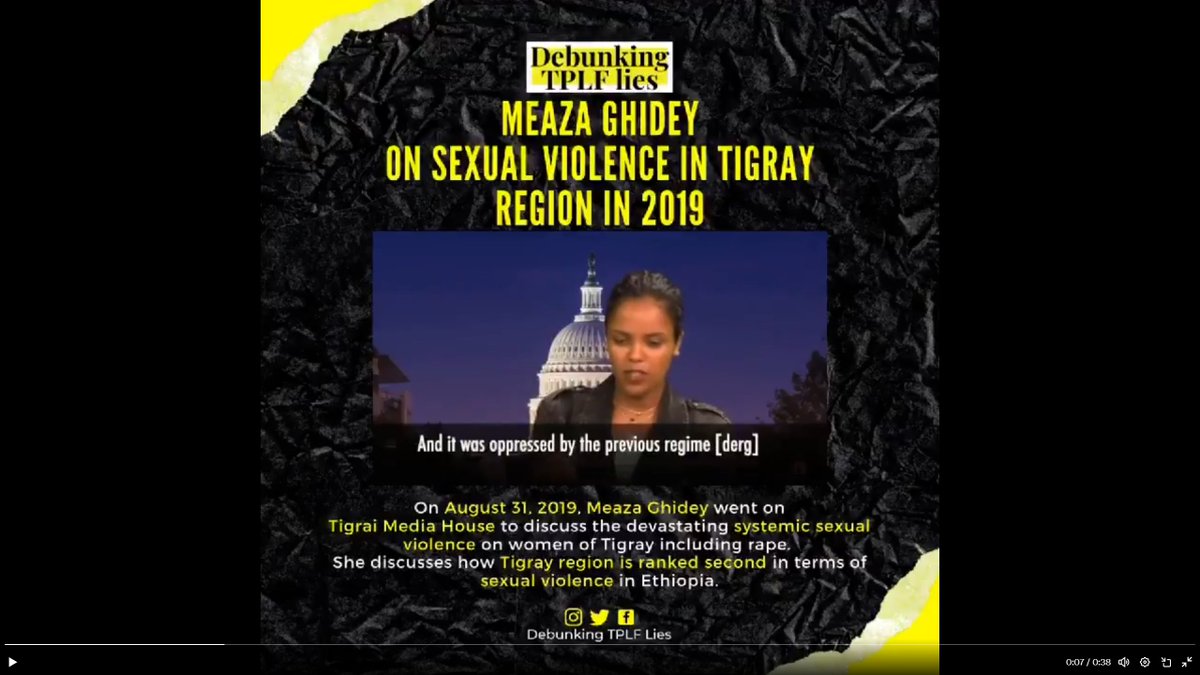 The real Tigray beyond the lies Raped by her Dad when she was 10yrs old elder sister also raped by her Dad & removed pregnancy 3times Both are HIV positive from their Dad. video👇 
twitter.com/i/status/13585…
STOP BLAMING #Eritrea #EritreaMyLove 🇪🇷#ሕድሪኣለናከይነድፍራ FALSELY