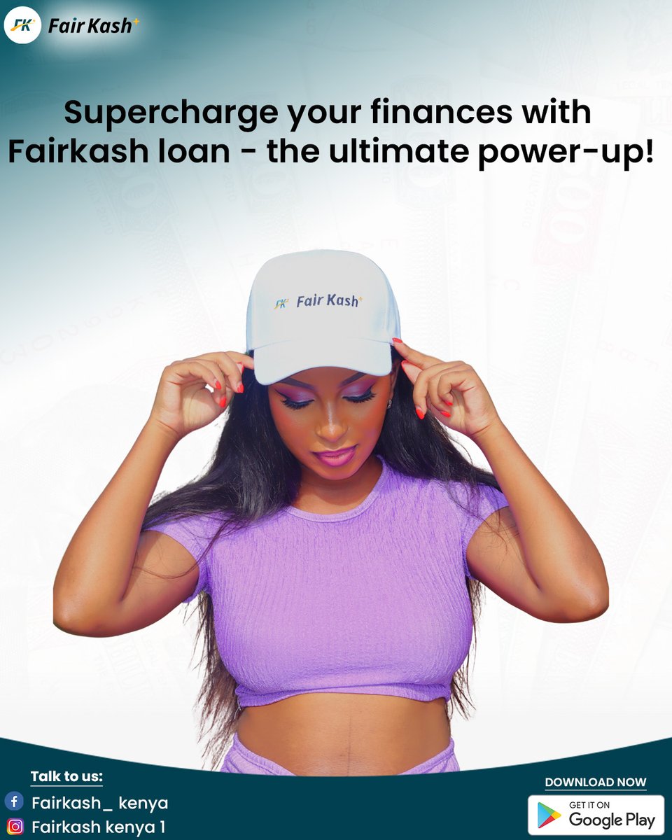 FairKashplus's tweet photo. Loan yako, secret yako. #Fairkash understands your privacy , apply your loan today. Hassle free just from your phone. Fairkash! Secure,Save and trusted. ... CLICK https://t.co/eX9GkyAvdc

Larry Madowo Governor Sakaja Citizen TV President Ruto #Mpesa #Mpesa SHIF https://t.co/Duid1yoGr4