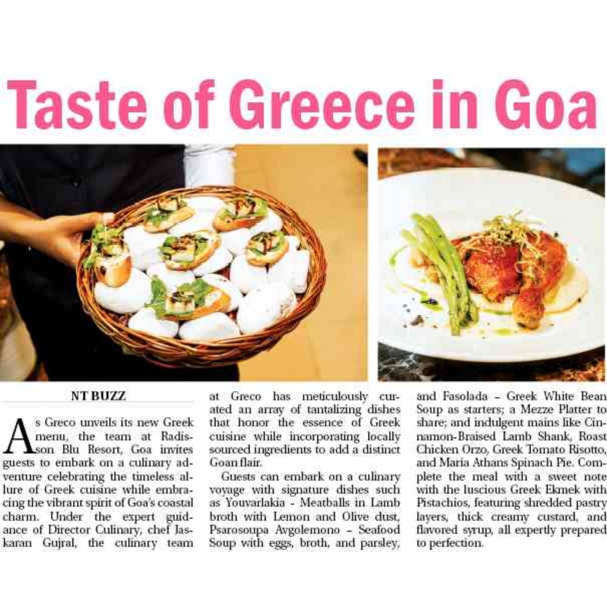 #greekfood #greekcuisine #greekfoodlovers #goaresorts #GoaRestaurants #NavhindTimes
