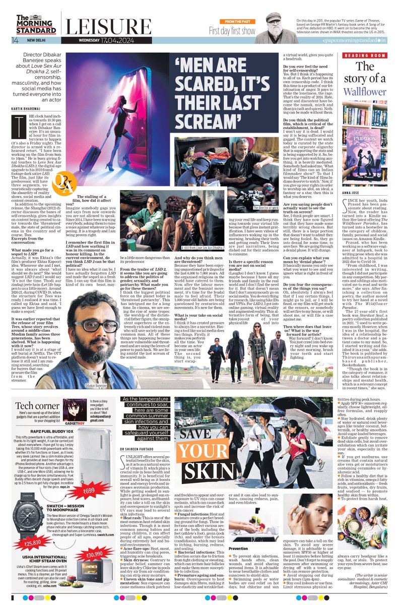 In today’s @TheMornStandard, director Dibakar Banerjee speaks about Love Sex Aur Dhokha 2, self-censorship, masculinity, and how social media has turned everyone into an actor @santwana99 @Shahid_Faridi_ @Paro_Ghosh Read: cinemaexpress.com/hindi/intervie…