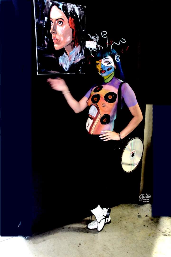 Fer_ferdz's tweet photo. F &amp; F participando en el Faro Azcapotzalco 
Modelo: Zaya Vázquez 
Painter: FdoS 
17/febrero/2024 https://t.co/yXnApOYeaE